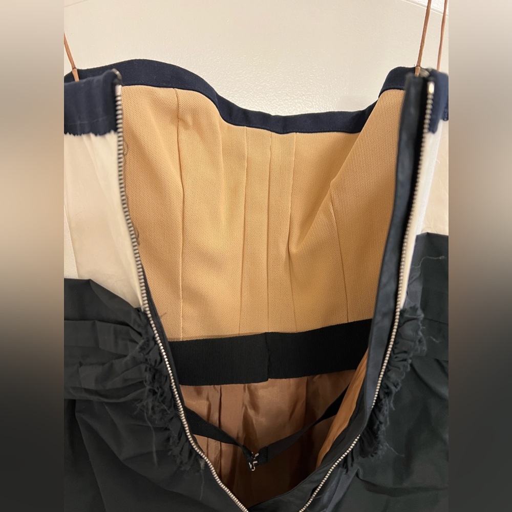 Carven Structured Taffeta Bustier Dress - Picture 17 of 17
